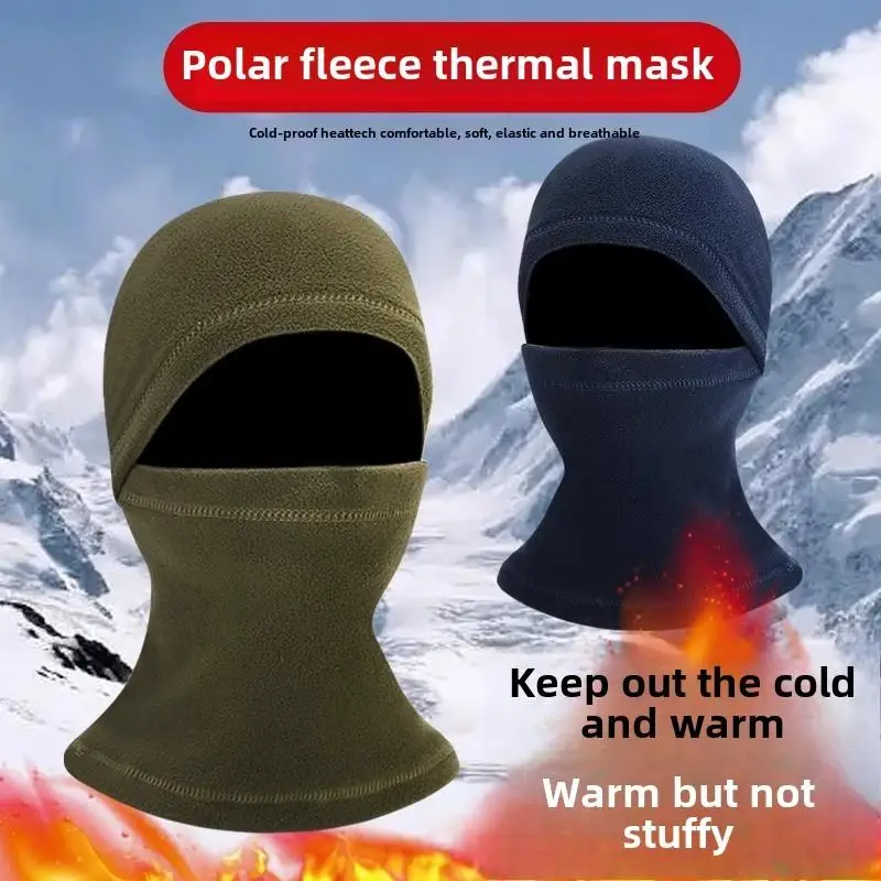 Winter Balaclava Beanie Mask Fleece Warm Full Face Mask Breathable Winderproof Cycling Running Outdoor Sports Bike Hats