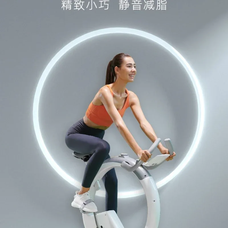 

Фитнес-спиннинг для дома, бесшумный фитнес-велосипед, маленький умный комнатный велосипед с магнитным управлением
