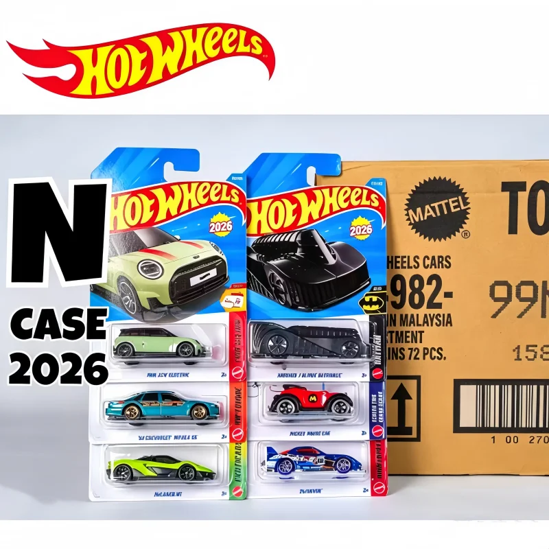 2026 Original Hot Wheels 2026-N Series Ninja Turtles Party Wagon McLaren W1 Ram 1500 1:64 Diecast Cars Collector's Birthday Gift