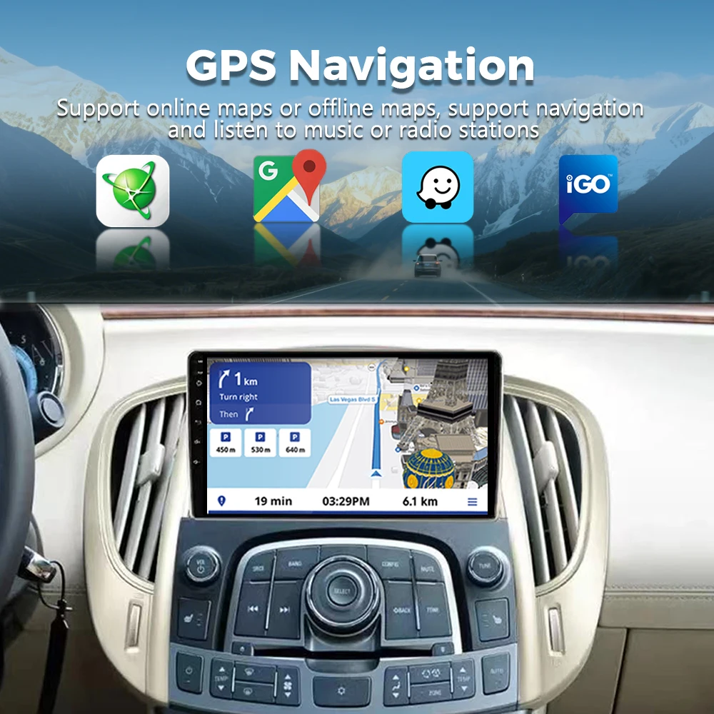 أندرويد 14 Carplay راديو السيارة التلقائي مشغل وسائط متعددة ل بويك لاكروس 2009 - 2013 E53 X5 M5 Autoradio نظام تحديد المواقع ستيريو 2din رئيس وحدة