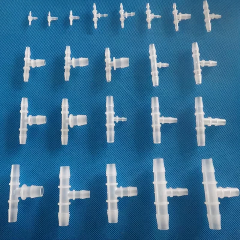 5Pcs/Pack 3mm-12mm Plastic Reducing Tee Connectors For PVC Silicone Hose