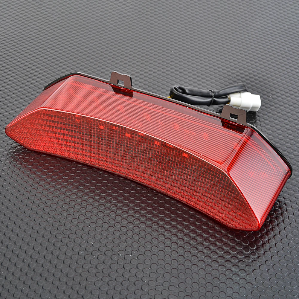 Motorcycle Rear Tail Light Brake Turn Signal Integrated LED Taillight Modified for Yamaha Raptor 700 700R YFZ450R YFZ450X 09-18
