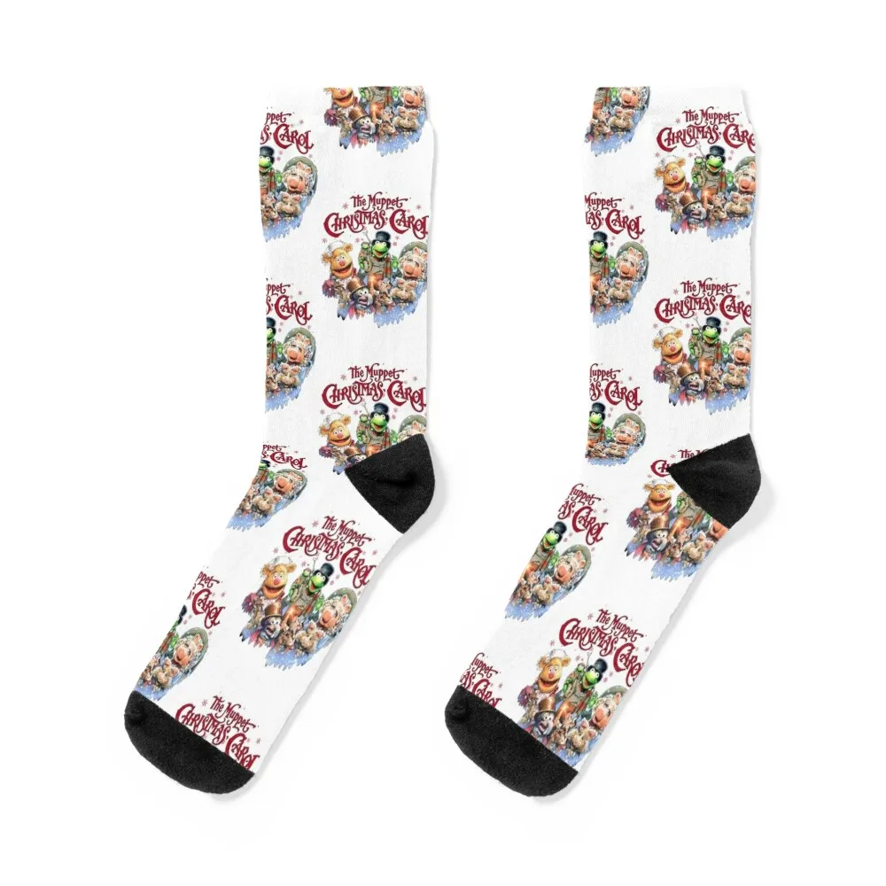 Retro 90s Muppets Christmas Carol Socks Christmas anti-slip Woman Socks Men's