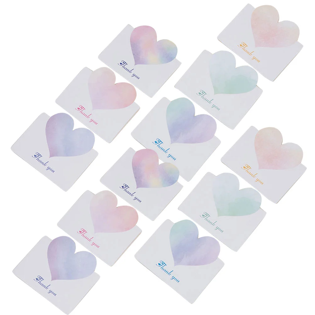 

60 Pcs The Gift Valentines Day Card Blessing Cards Envelope Holiday Message Greeting for Students