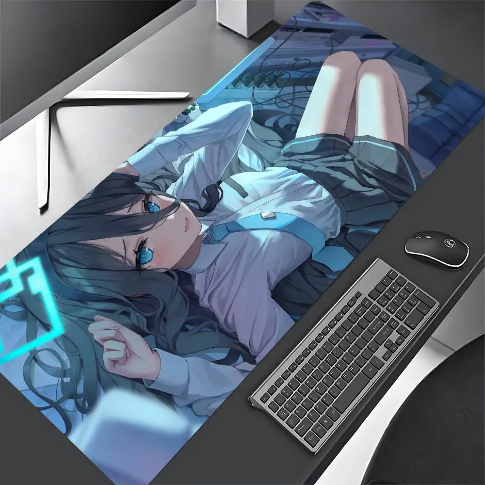 

Аниме Tendou Arisu коврик для мыши игровой коврик для мыши абстрактный большой 900x400x5 мм коврик для мыши геймер XXL Mause ковер ПК стол