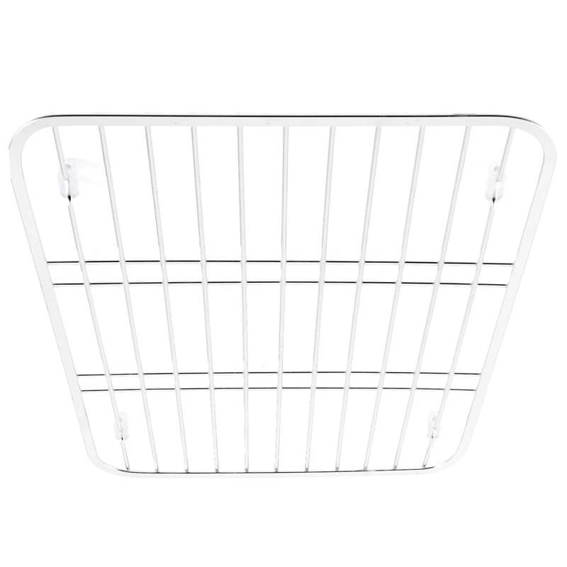 304 Stainless Steel Sink Drainer Rack Multifunctional Kitchen Fruit Vegetable Dish Drying Rack Kitchen Sink Protector Grid