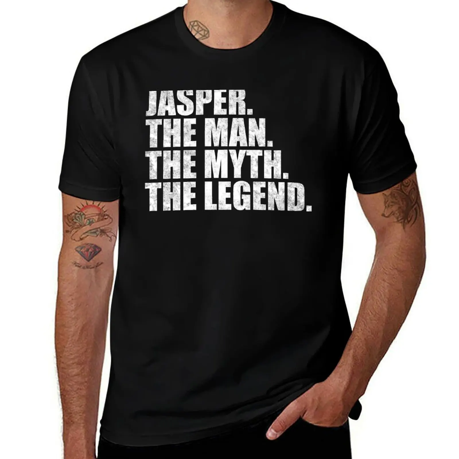 

Jasper Name Jasper The Man The Myth The legend T-Shirt man t shirt summer t shirt man designer t shirts for cotton T-Shirt
