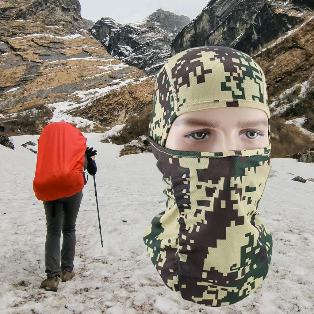 軽量で通気性のあるネックフードハット、フルフェイスマスク、バラクラバ、アウトドアサイクリング、登山、ランニング、ハイキング用