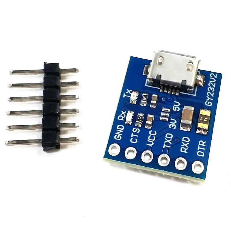 

GY232V2 MICRO FT232RL USB To TTL Module Single Chip Microcomputer Serial Port Downloader For Arduino