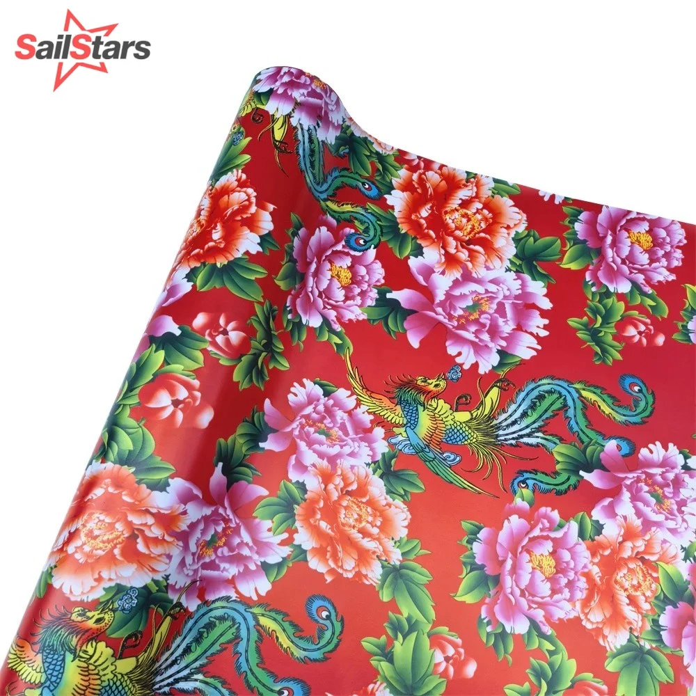 Phoenix‌ Flower Pattern Decals Chinese Traditional Style Waterproof Sticker Wrapping Auto Outdoor Accessories Body Covering