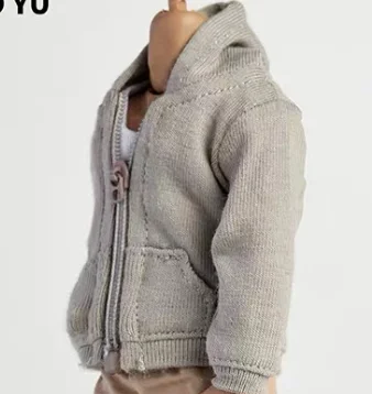 1/12 Scale ทหารซิป Hooded JACKET ตรงกางเกงกางเกงชุดเสื้อผ้าสําหรับ 6 นิ้วตัวเลขการกระทําตุ๊กตา