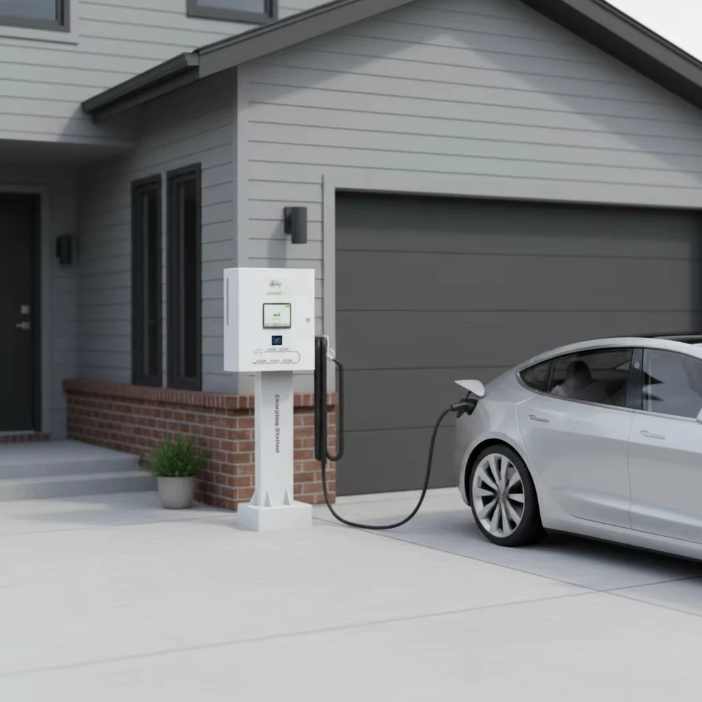 HJ 20kW DC Fast EV Charging Station Single  OCPP Commercial Charger for Parking Lot South Africa