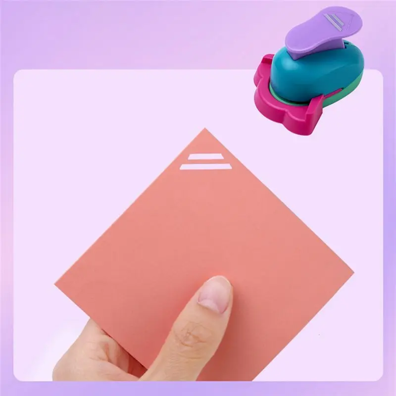 【STABLE QUALITY】Double Right Angle Corner Craft Punch Curve DIY Hole Punch Paper Cutter Embossing Scrapbook