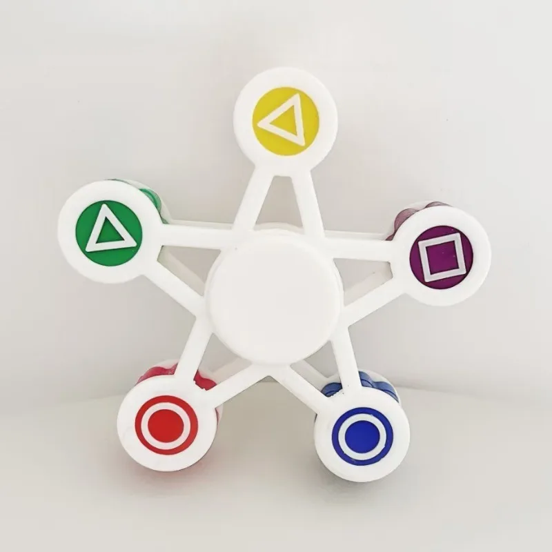 Tintenfisch Spiel Fidget Spinner Roller Kreisel Spitze Gyro EDC Stress Reduzieren Spielzeug Lindern Entlasten Angst Anti-Stress Kinder