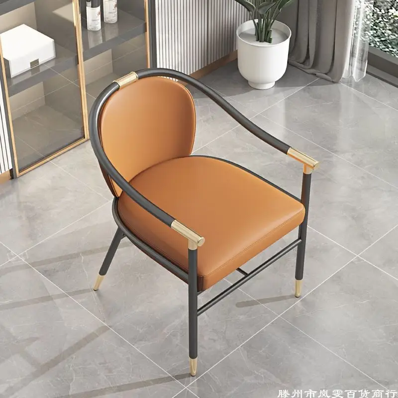 Wuli House Balcony Tea Chair Light Luxury Tea Table Master Chair Computer Study Office Backrest Chair Home Dining Table Chair