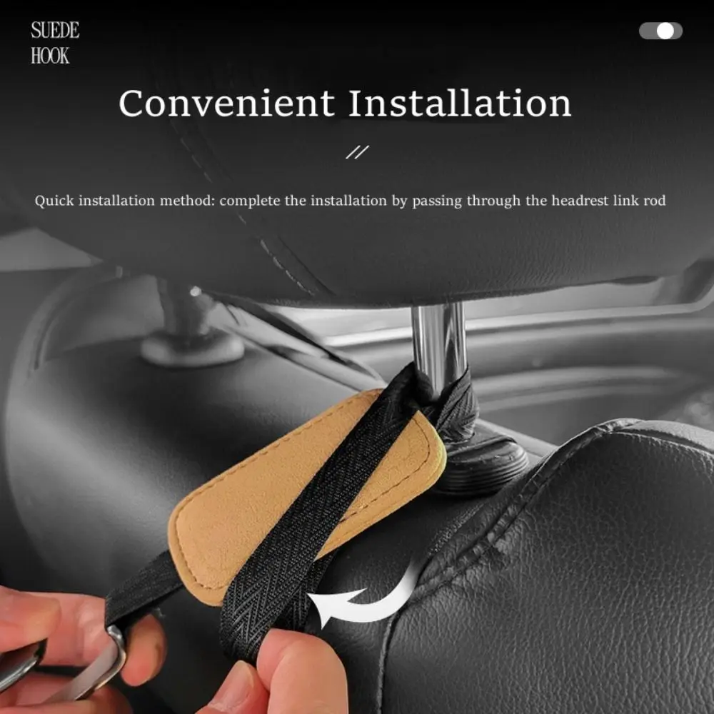 

Universal Car Seat Back Hook Storage Hanger Headrest Hook Vehicle Back Seat Organizer Car Clips Back Seat Holder