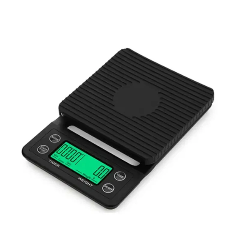 1pc 3kg 5kg Drip Coffee Scale With Timer Portable Electronic Digital Kitchen Scale High Precision LCD Electronic Scales