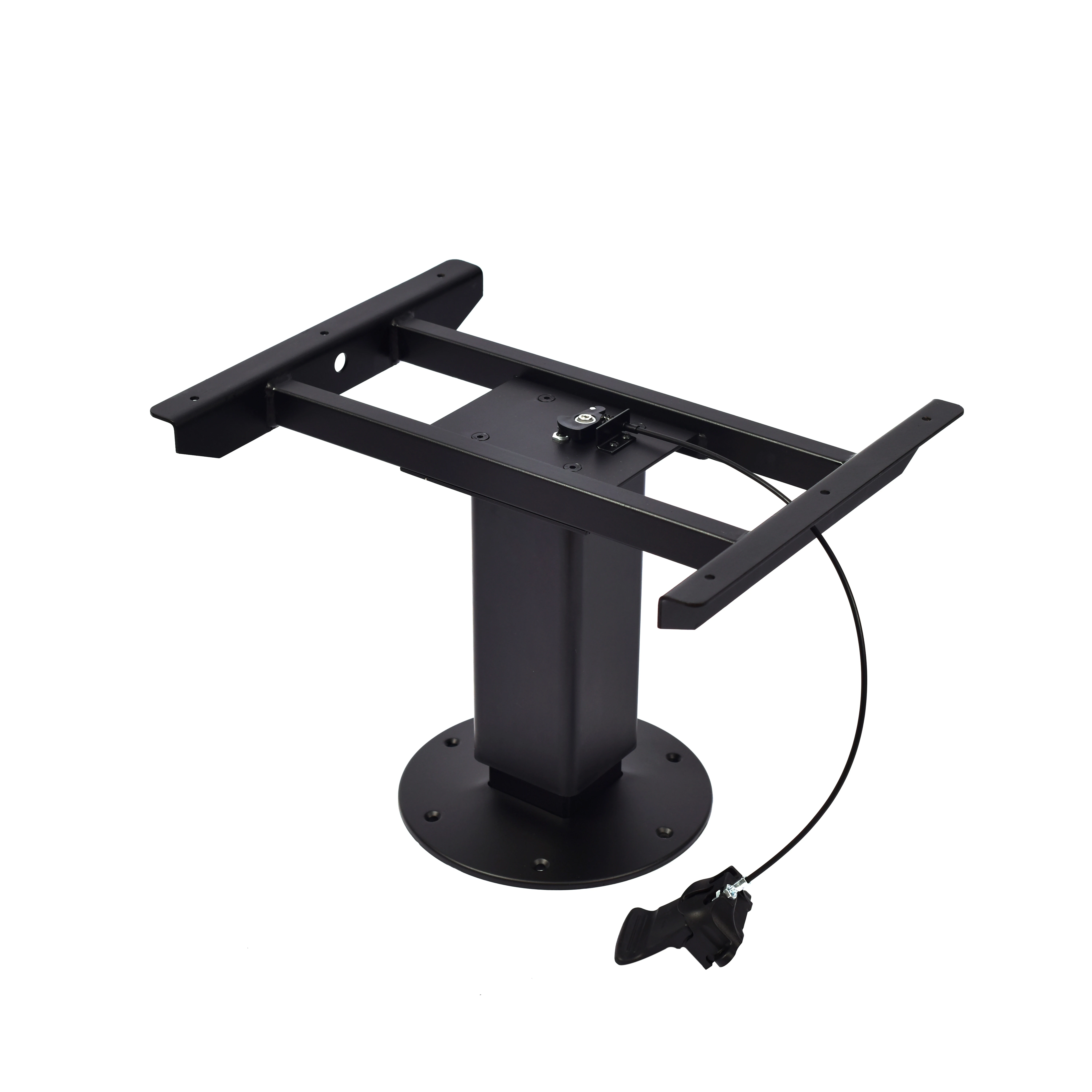 Hight Adjustable Steel Pneumatic Table Leg With Stationary Frame For RV