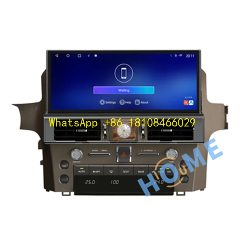 

12.5"Android 10 Car Multimedia Player for Lexus GX460 2011-2020 with Radio GPS Navigation Carplay Android Auto Video Stereo