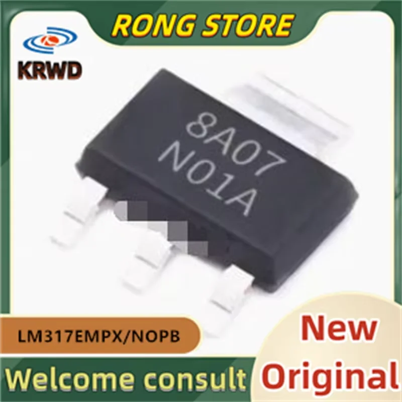 10PCS N01A NOIA New and Original Chip IC SOT223 LM317EMPX/NOPB LM317EMPX LM317EM LM317 317