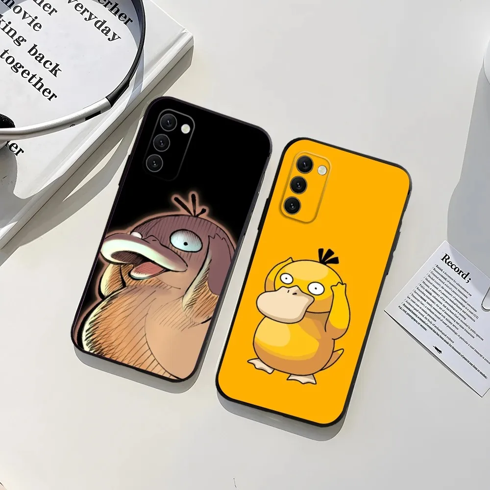 

Cute P-Psyduck Phone Case For Samsung Galaxy A13,A21s,A22,A31,A32,A52,A53,A71,A80,A91 Soft TPU Protective Cover