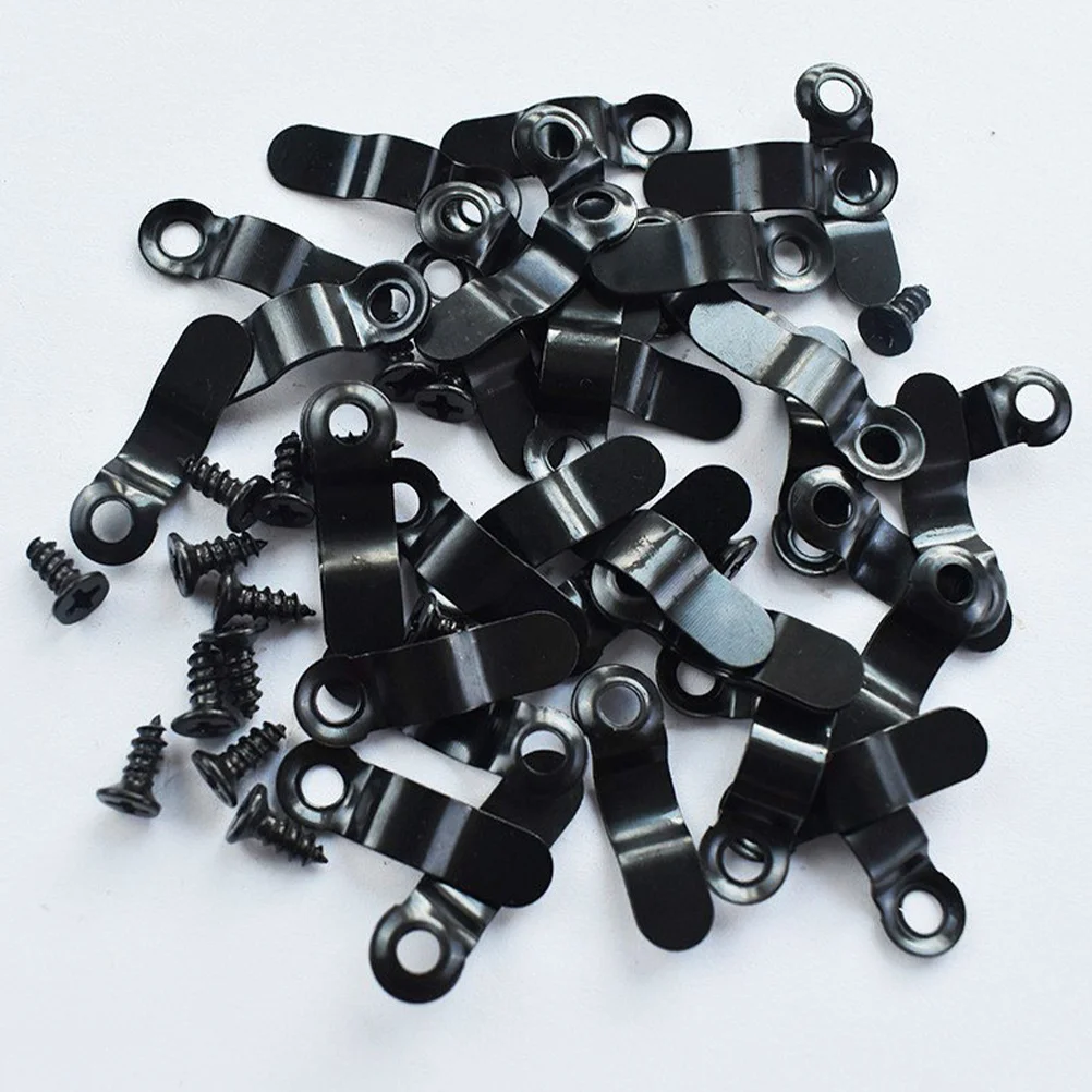 

100pcs Photo Frame Backing Clip Picture Holder Iron Buckle Picture Holder Turn Button picture frame backing clip