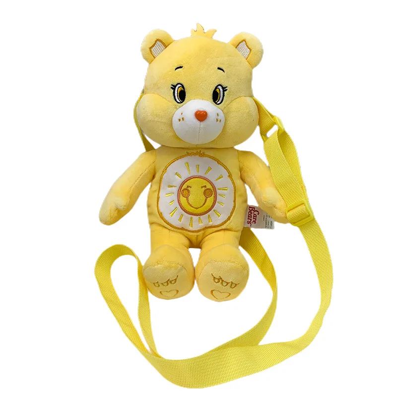 Nowy Model 2025 Kawaii Pluszowa Zabawka Carebears Miś Tęczowy Lalka Miś Miłość Plecak Pluszowa Lalka Prezent Urodzinowy dla Dziewczynki Prezent na Boże Narodzenie