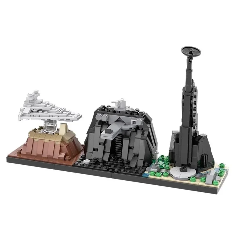 Berühmte Stadt Skyline Bruges Dallas Houston Pittsburgh Kansas Architektur Baustein Ziegel Modell DIY Figur Spielzeug Erwachsenen Kind Geschenk