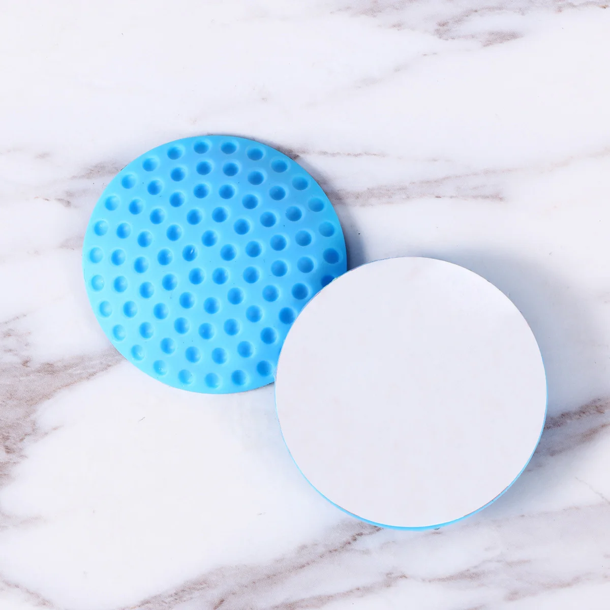 

2Pcs Easy Clean Self-Adhesive Door Handle Bumper Wall Protector Stopper Blue Prevent Collision Damage Accessories