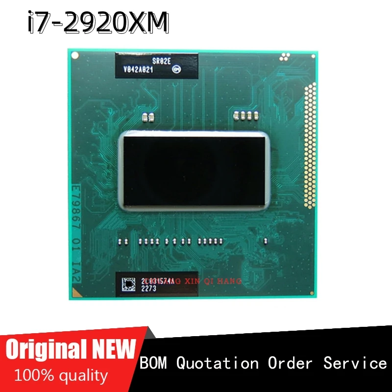 

Used for i7-2920XM SR02E Processor I7 2920XM notebook Laptop Socket G2 rPGA988B Suitable for HM65 75 76 77 chipset laptop CPU