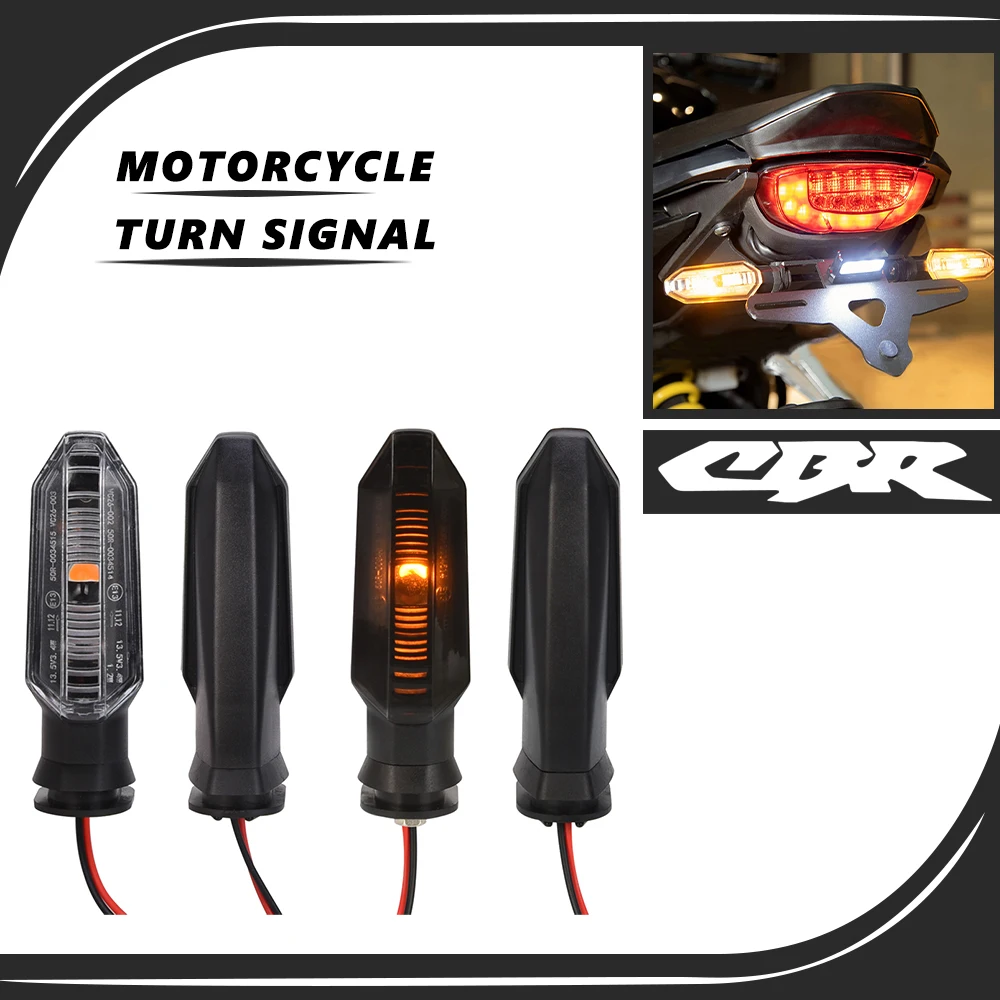 

LED Turn Signal Light For HONDA CB 250R 300R 650R CRF 250L 300L 450L 1000 CBR 500R 600R Motorcycle Indicator Lamps CBR650F