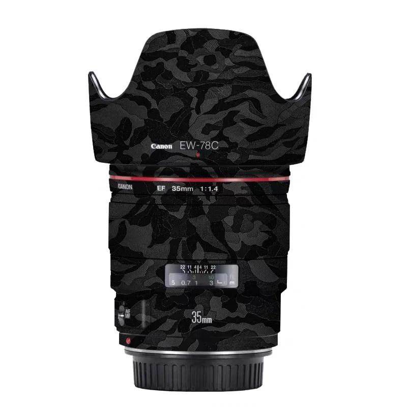 ل EF 35 F1.4 عدسة الجلد EF35 F1.4 ملصق واقية لكانون EF 35 مللي متر f/1.4L II USM عدسة المضادة للخدش غطاء فيلم EF35 1.4II