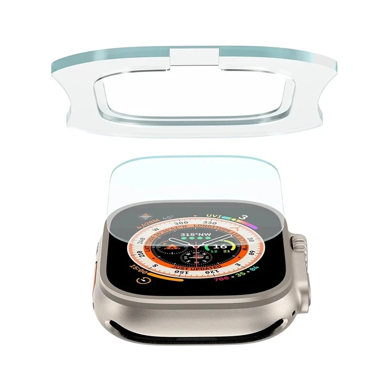 Gehard Glas Voor Apple Watch Ultra 2 49Mm Anti-Kras Screenprotector Voor Iwatch Ultra Seconde Installatie Beschermende Film