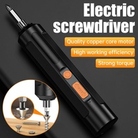 Electric Screwdriver Battery USB Rechargeable Cordless Screwdriver Impact Wireless Screwdriver Drill Electric Screw Driver Tools
