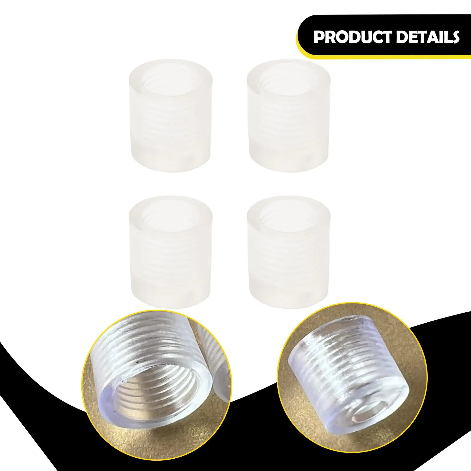 4Pcs Sewing Machine Feet Pads Cushion Wear Resistant Non Slip Soundproof Lightweight Accessories for 4423 1409 2259 2250 6330
