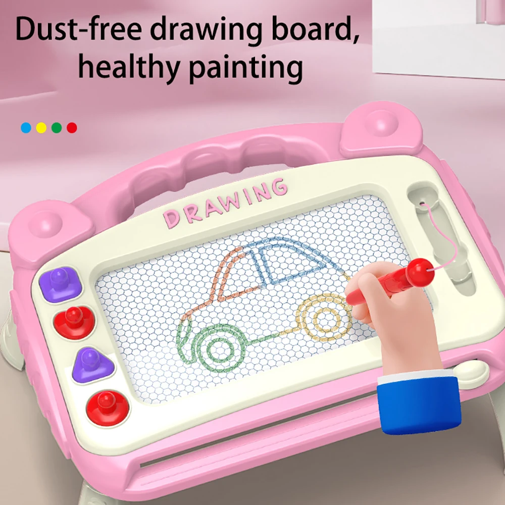 لوحة رسم مغناطيسية جديدة ملونة على الجدران ممحاة سحرية لوحة رسم للأطفال لوحة جرافيتي لعبة رسم فنية للتعليم المبكر