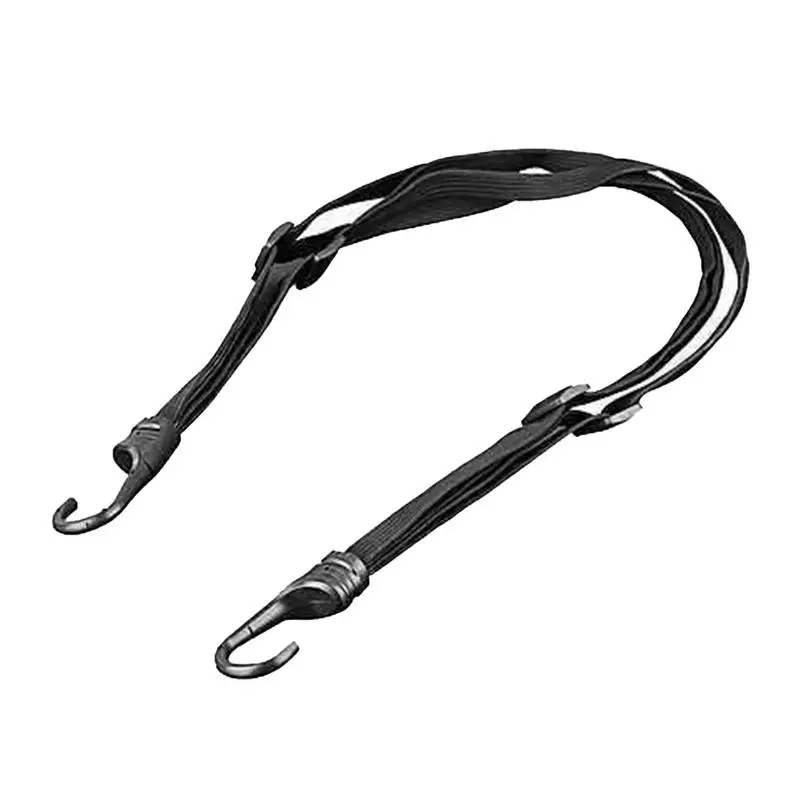 Motorcycle Straps Cargo Luggage Hook Strap Retractable Elastic Rope With 2 Hooks Multifunctional Tie-Down Straps For Luggage Hat