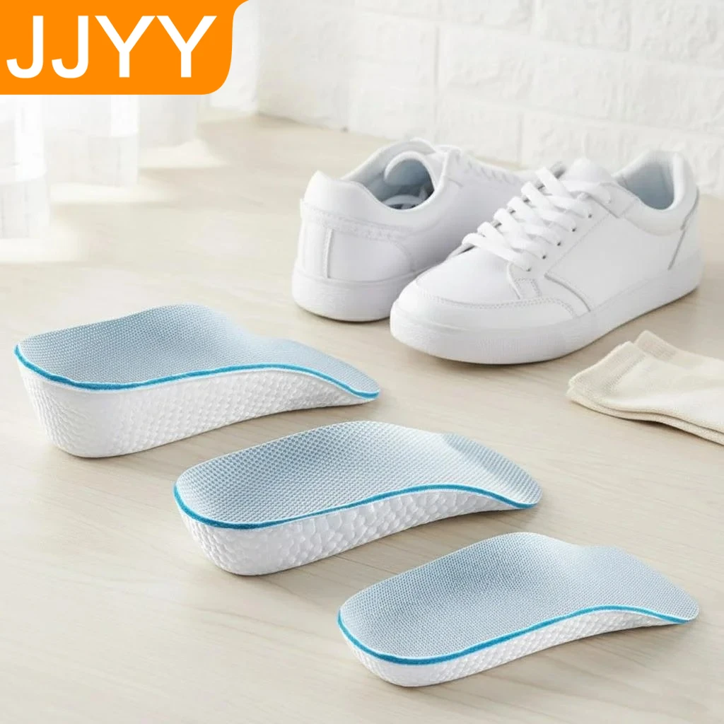 Memory Foam Height Increasing Insoles Comfort Cushion Inserts for Men Women Health Boost Shoes