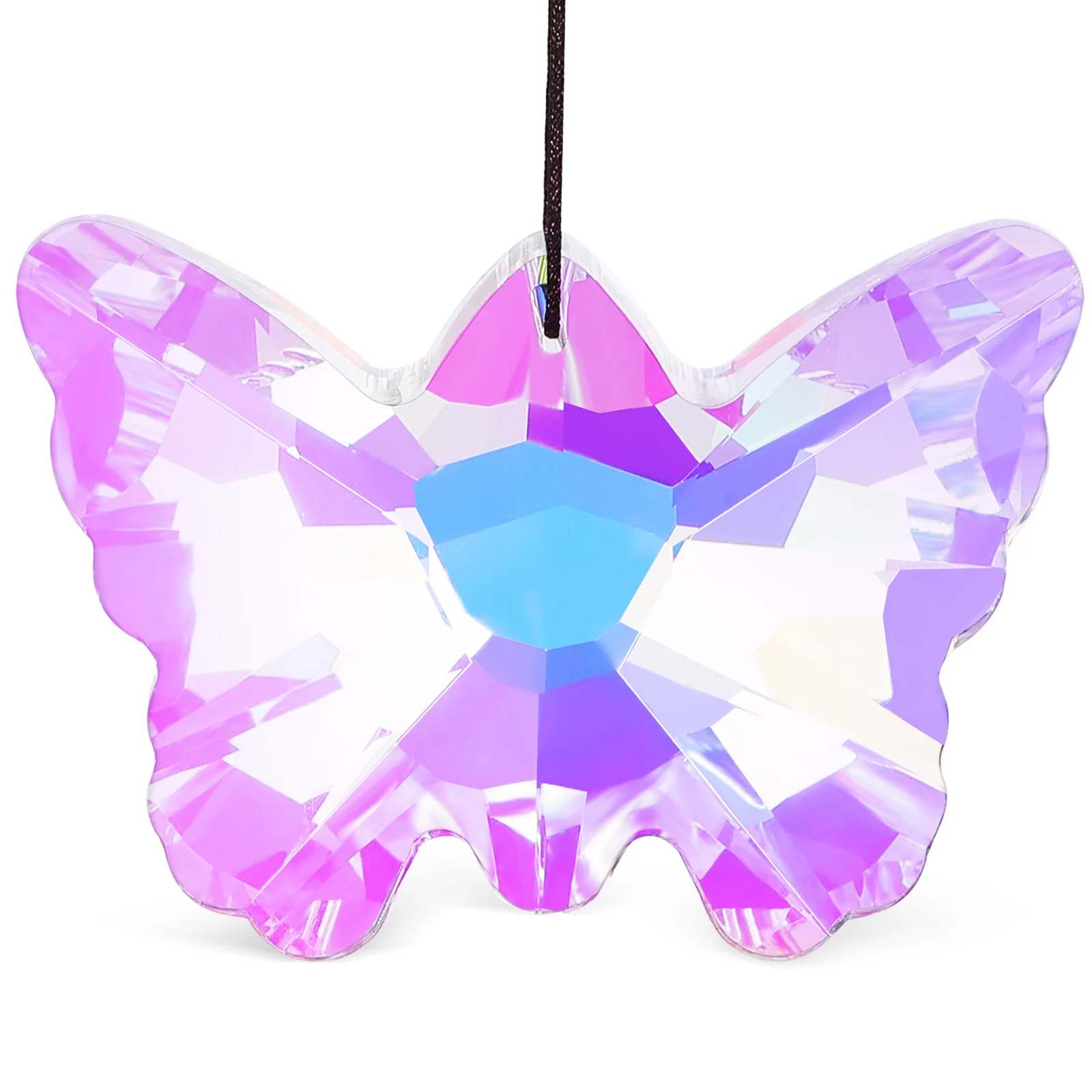 

Butterfly Sun Catcher Window Prism Hanging Ornament Crystal Light Pendant Indoor Outdoor Home Decor Gift Butterfly Sun Catcher