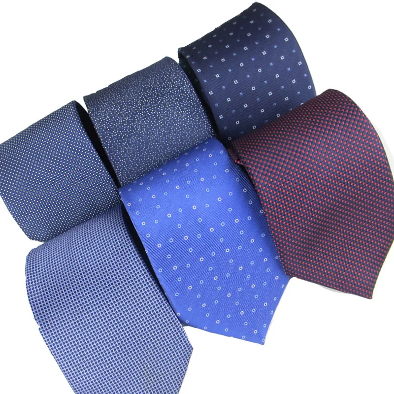men-tie-extra-long-63-neckties-luxury-wedding-guest-gift-party-checkes-business-accessories-navy-blue-dots-tall-gravate