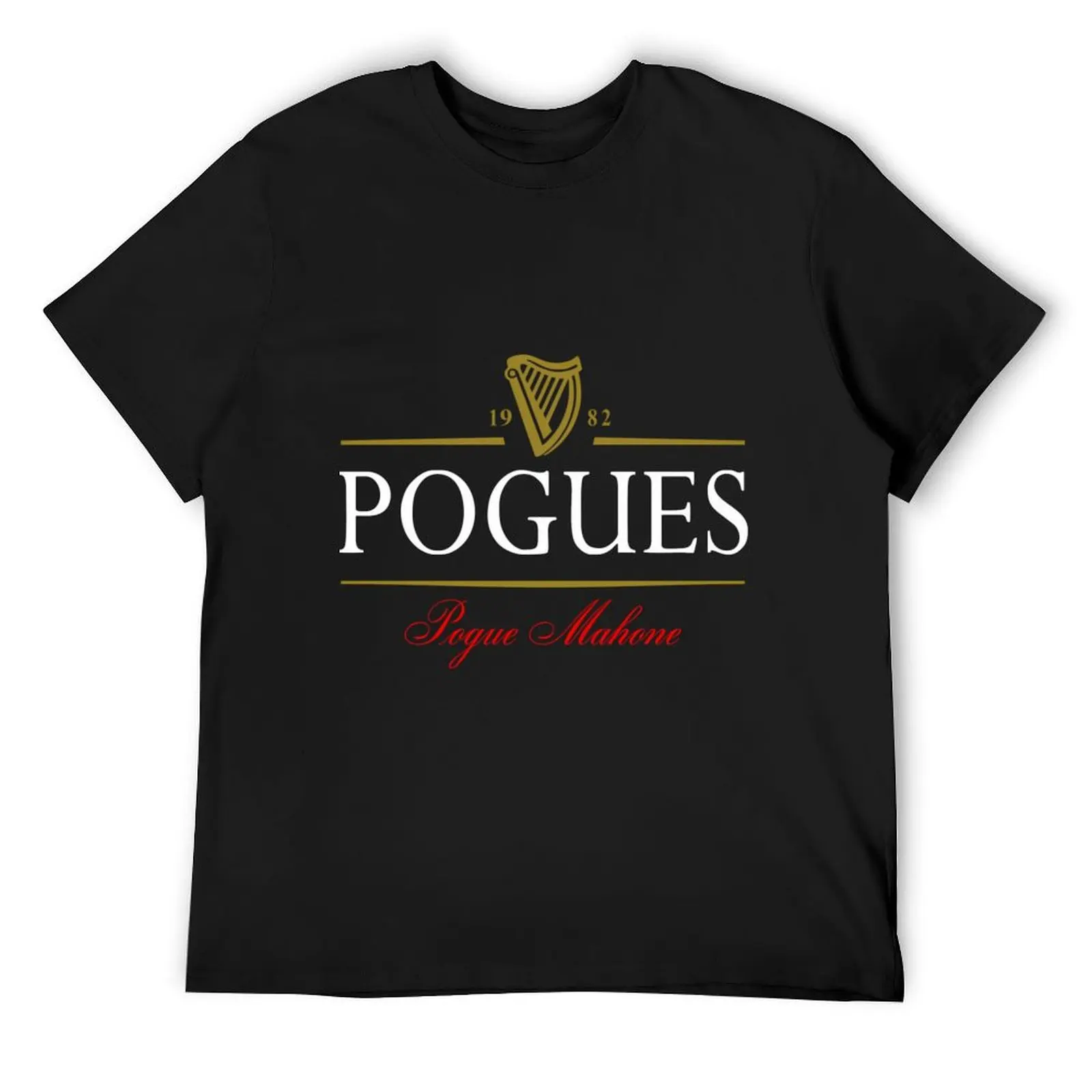 

POGUES 1982 POGUE MAHONE \t T-Shirt man clothes cheap stuff plus size tops anime shirts men