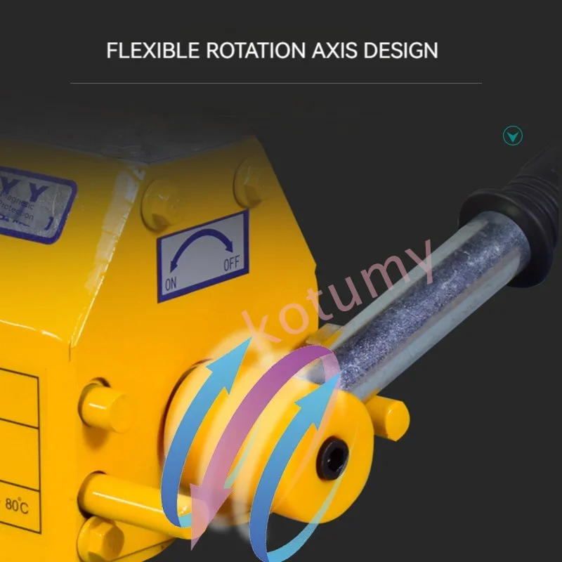 Imagem -05 - Neodímio Magnetic Lift Hoist Mandril Permanente e Poderoso Metal Lifting Magnet Projetos de Aço de Elevação 600kg