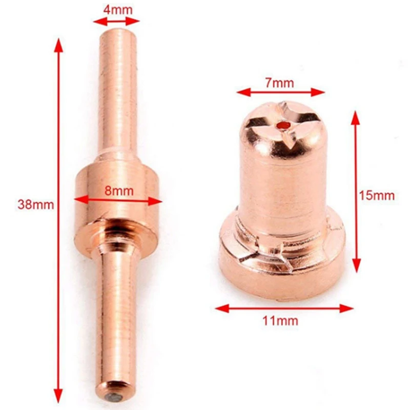 ESAB PT-31 LG-40 Plasma Electrode Cutting Nozzle Accessories Cutting 60 Sets of Plasma Cutting Nozzle Electrode