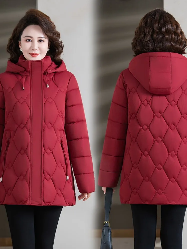 

Свободное женское хлопковое пальто-бут со съемной шапкой Mommy Sle, зимнее новое поступление, длинное цветное пальто на молнии