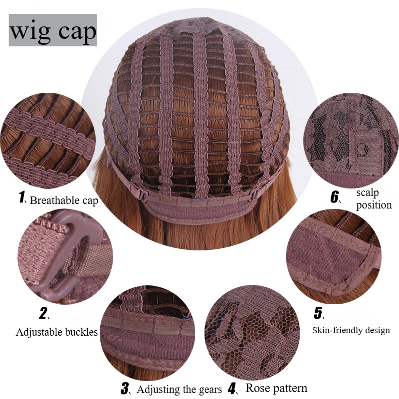 BlackWig With Bangs long Straight Hair Wigs 28inch Synthetic Wig For Woman Cosplay Heat Resistant Fibers Lolita Wigs image 5