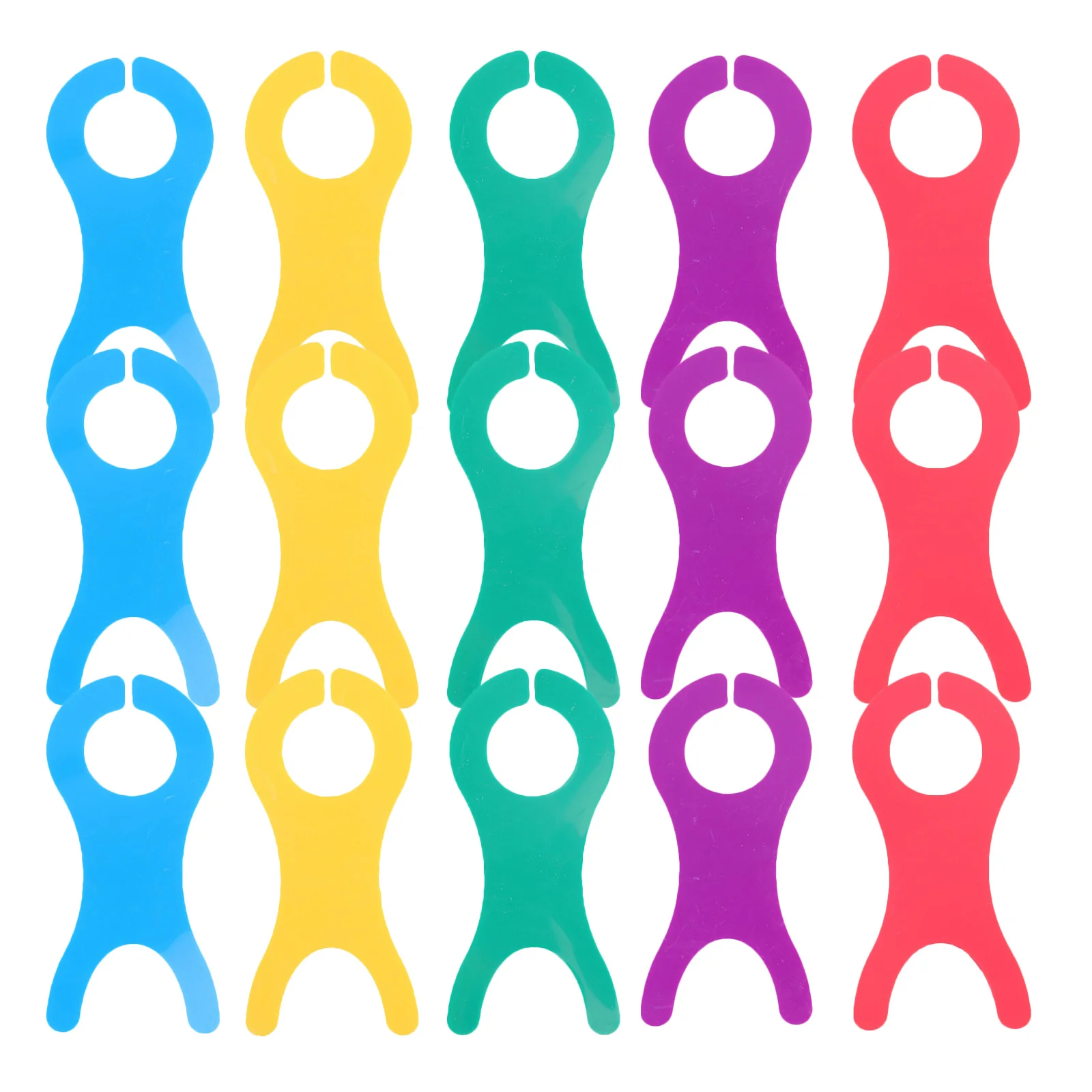 

30Pcs Yarn Bobbins Fish Shaped Multicolor Plastic Thread Winding Boards Portable Knitting Crochet Weaving DIY Bobbin Organizer