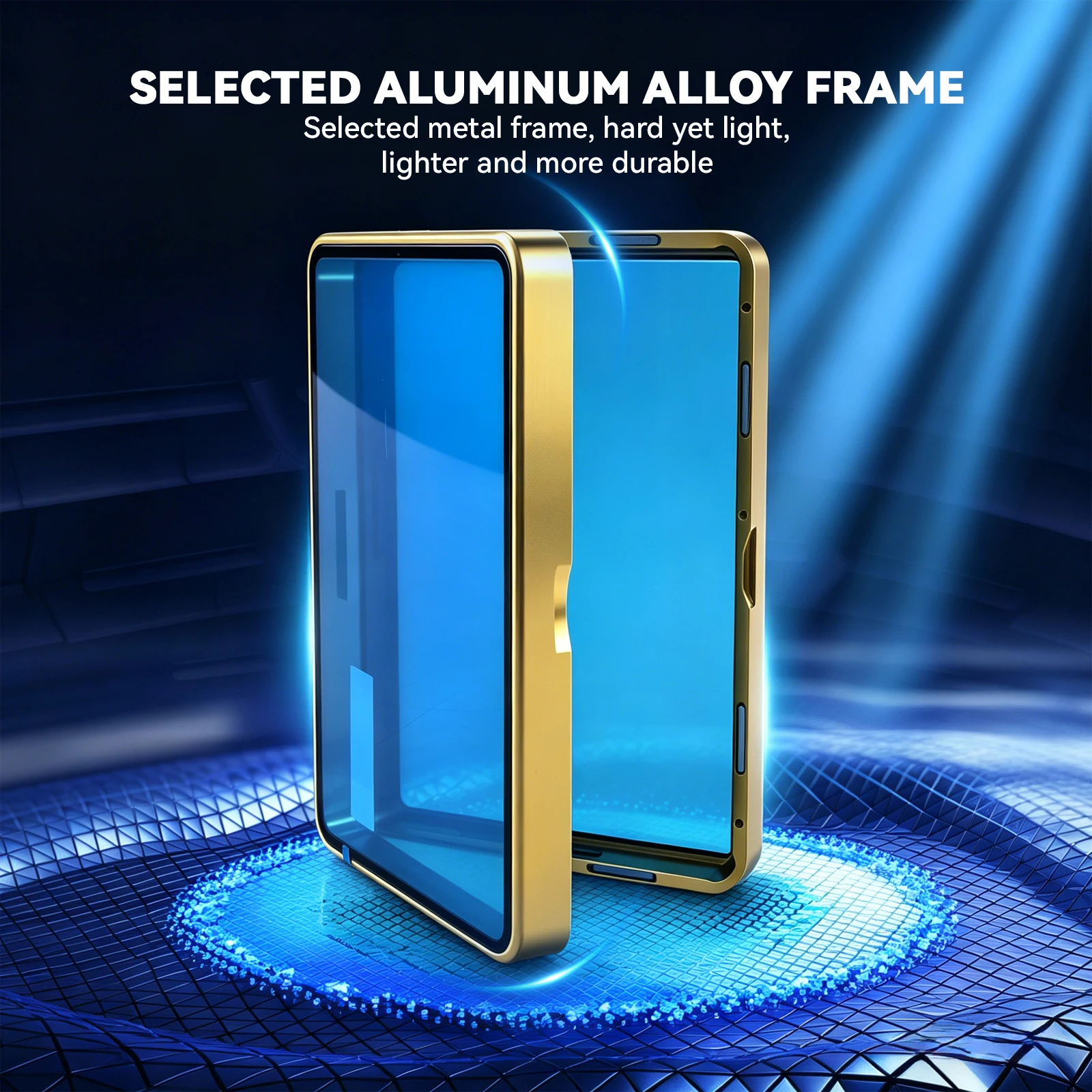 Aluminum Alloy Magnetic Card Display Case for 360PT Thick Cards Holder UV Protection TCG Sports Collector Storage Display Box view 5