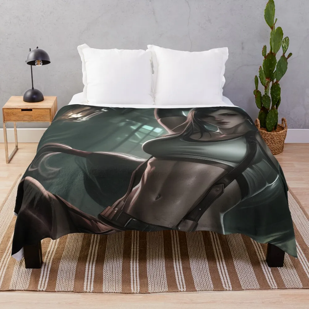 

Tifa Lockhart - 92 Throw Blanket