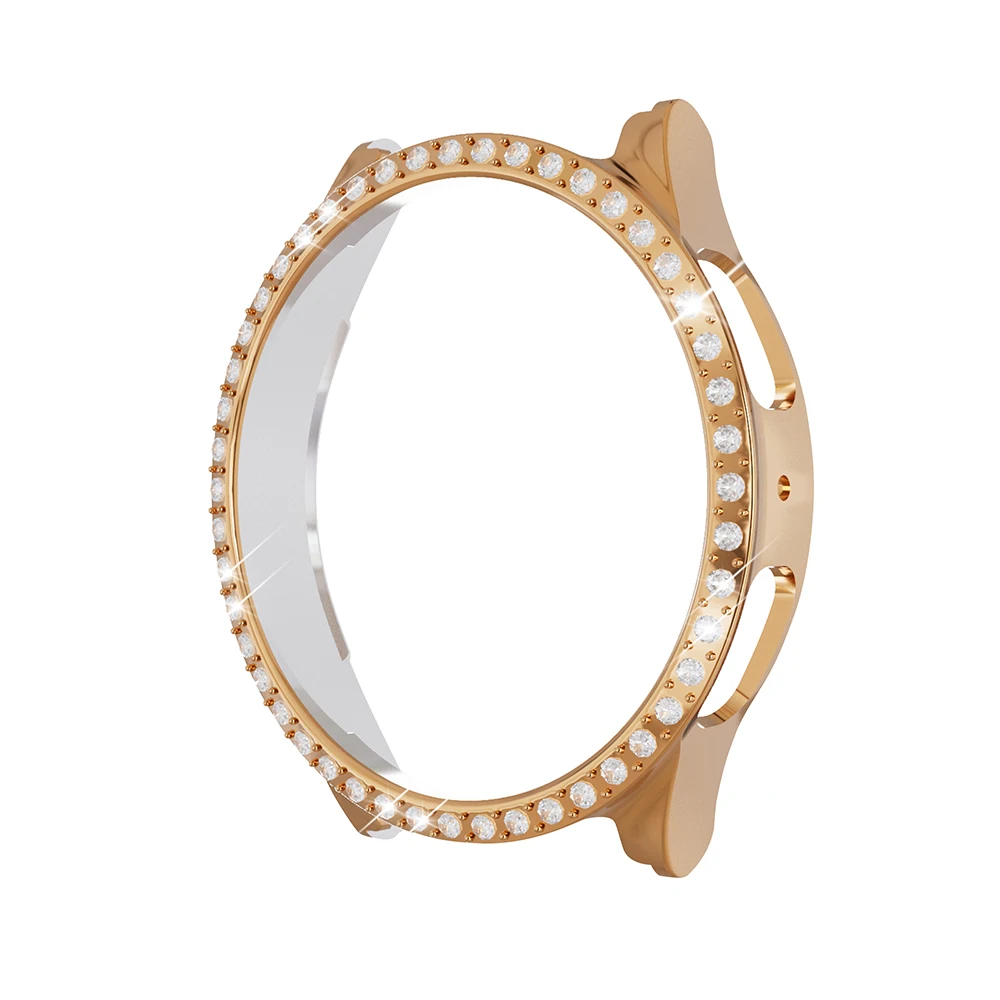 Bling Case Compatible for Samsung Galaxy Watch 5 40MM& 44MM Crystal Rhinestone Protector, Hard PC Diamond Protective Cover