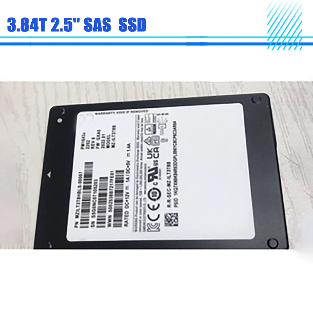 

Для SAMSUNG PM1643A 3,84 T 2,5 ''SAS SSD MZILT3T8HBLS-00007 твердотельный накопитель